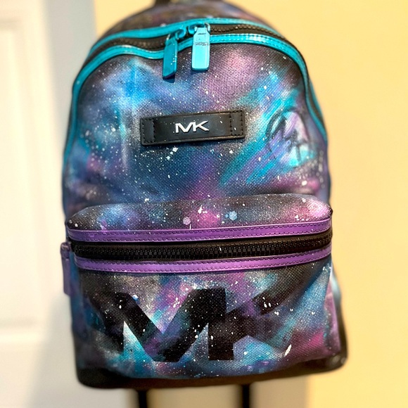 Signed Ltd Edition Galaxy Collection Mens backpack Michael Kors Kent Sport NWOT - Picture 3 of 10